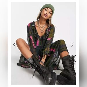 Top Shop Plaid Cuck on Dress